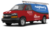 Mr. Handyman's working van